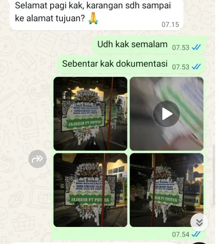 Pengiriman Papan Bunga Selamat Wonotulus Purworejo